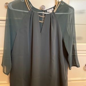 REISS DARK GREEN TOP